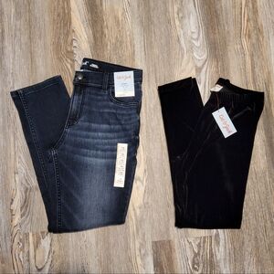 2 Pairs! Cat & Jack Kids Bottoms - Dark Blue and Black